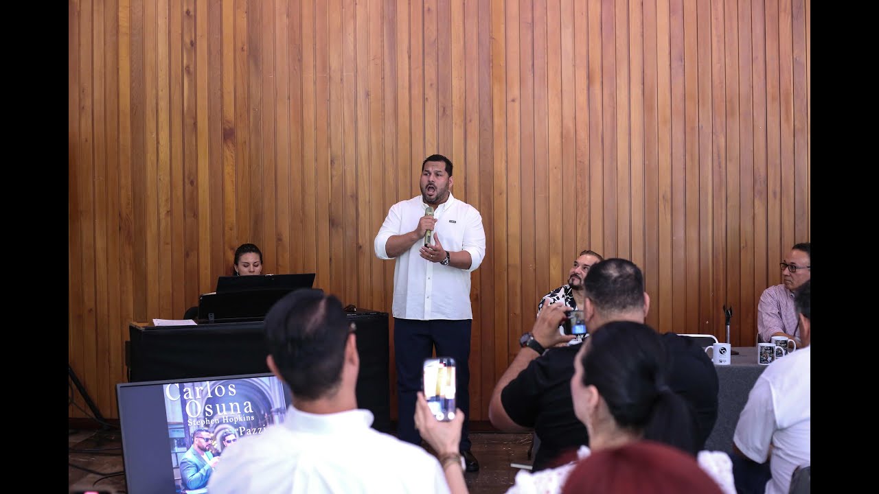 Presentación del disco “Pazzione” de el tenor Carlos Osuna -Video-