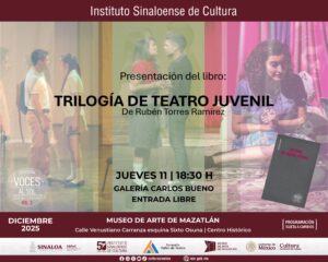 Rubén Torres Ramírez llega a Mazatlán con un nuevo libro y obra de teatro