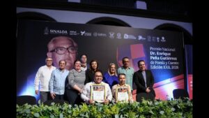 Alejandro Marín (cuento) y Ismael Serna (poesía), reciben el XXII Premio Enrique Peña Gutiérrez el 22 Mayo 2026 -Video-