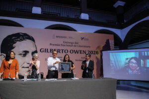 Verónica Murguía y Zaría Abreu reciben el Premio Nacional de Literatura Gilberto Owen 2026