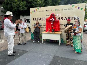 Con Ritual del Solsticio de Verano brindan emotivo homenaje a Carlos Ibarra, en el Paseo de las Artes