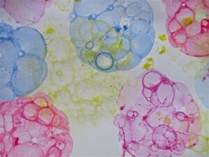 Invita el MASIN al Taller de Domingo “Burbugrafía, el arte de pintar con burbujas”