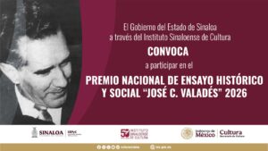 Continúa la convocatoria al Premio Nacional de Ensayo Histórico y Social José C. Valadés 2026