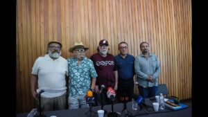 Jesús “Chucho” Ochoa y Sergio Galindo actores de “Fruncidos” en rueda de prensa el 25 de agosto 2026 -Video-