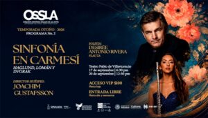 Con “Sinfonía en Carmesí”, se presenta la OSSLA este jueves en el Teatro Pablo de Villavicencio