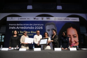Silvia T. Rivera, recibe el Premio Bellas Artes de Literatura Inés Arredondo 2026, el 13 Oct 2026 -Video-