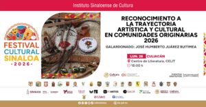 Entregarán el Reconocimiento a la Trayectoria Artística y Cultural en Comunidades Originarias